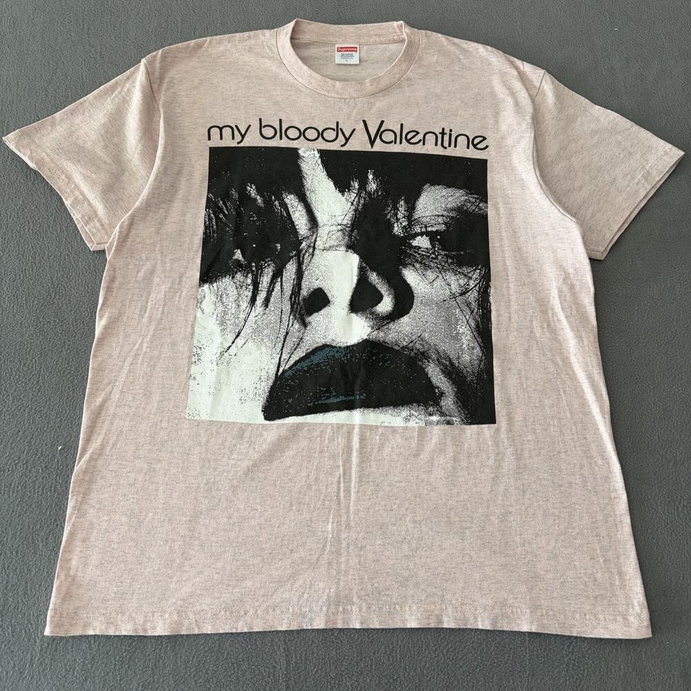 Supreme S/S 2020 My Bloody Valentine Feed Me With Your Kiss T-Shirt Pink Large